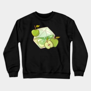 D20 Apple Tea Sticker Crewneck Sweatshirt